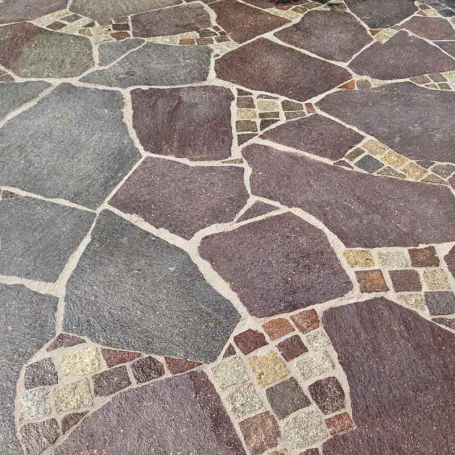 Naturstein Porphyr Polygonal